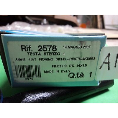 A1147 - VEMA 2578 - TESTINA SOSPENSIONE STERZO FIAT FIORINO -0