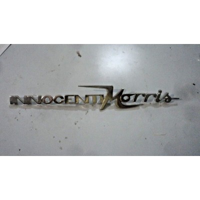 A166 - LOGO SCRITTA STEMMA EMBLEM EMBLEMA FREGIO INNOCENTI MORRIS