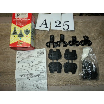 A25 - KIT ATTACCHI PORTABAGAGLI PORTAPACCHI MERCEDES 190 200 - W201 W124