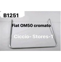 B1251 - CORNICE VETRO RASAVETRO FIAT OM 50 CROMATO