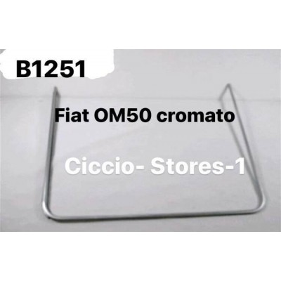 B1251 - CORNICE VETRO RASAVETRO FIAT OM 50 CROMATO