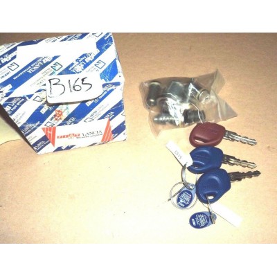 B165 - 717460450 KIT CHIAVI + CILINDRETTI BLOCCHETTI  FIAT BRAVA BRAVO