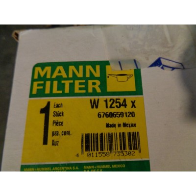 B204 XX - FILTRO OLIO W1254 6760659120 OIL FILTER MANN-1