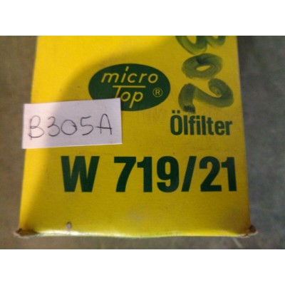 B305A XX - W719/21 FILTRO OLIO OIL FILTER MANN-0