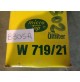 B305A XX - W719/21 FILTRO OLIO OIL FILTER MANN