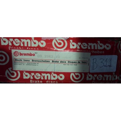 B311 - BREMBO 09.2942.10 Coppia dischi freno Ford FIESTA I e II