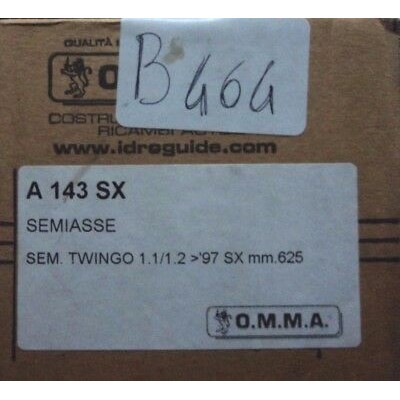 B464 - A143SX Semiasse anteriore SINISTRO SX RENAULT TWINGO 625mm-0