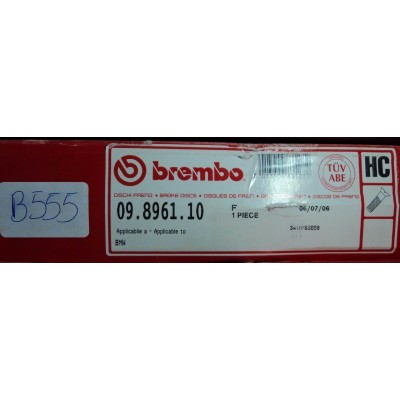 B555 - DISCO FRENO BREMBO 09.8961.10 ANTERIORE BMW E39