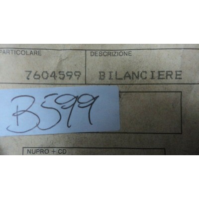 B599 -- 7604599 BILANCIERE VALVOLA FIAT CINQUECENTO-0