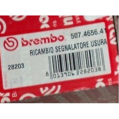 B604 - brembo 507.4656.41 SENSORE SEGNALE USURA PATTINI FRENO-0