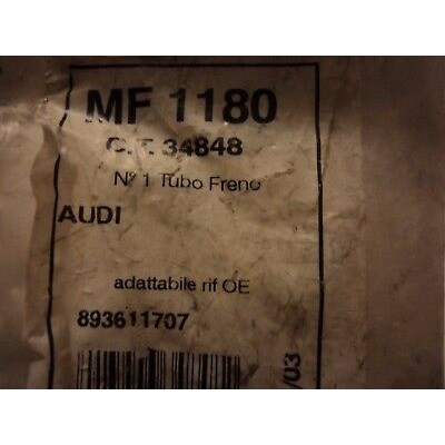 C1065 - 893611707 - TUBO FRENO AUDI ANTERIORE 80 90 100 COUPE-0