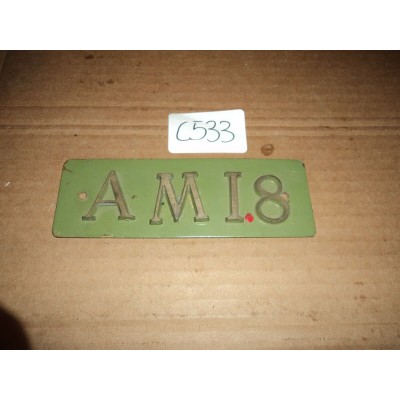 C533 - stemma scritta LOGO CITROEN AMI 8