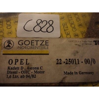 C828 - 22-25011-00 GOETZE - KIT GUARNIZIONI CARTER - OPEL ASCONA KADETT DIESEL D-0