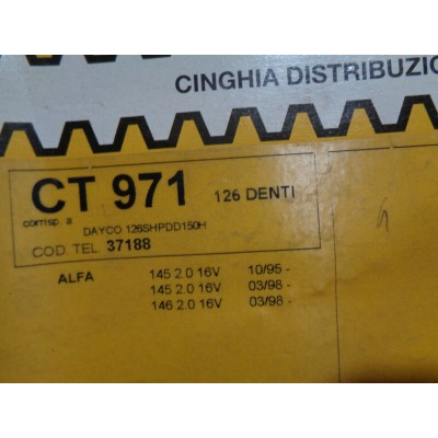 C85F -- cinghia CT971 126 DENTI ALFA ROMEO 145 2.0 16V 146-0