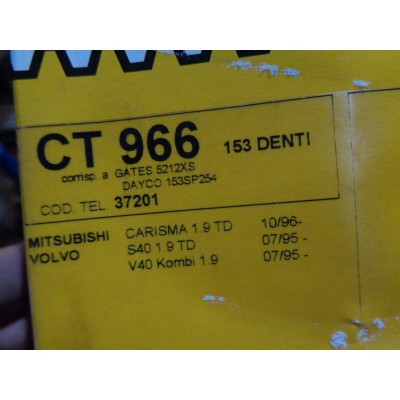 C85Q -- cinghia CT966 153 DENTI Volvo S40 V40 1.9 TD dal 95 al 2001 MITSUBISHI-0