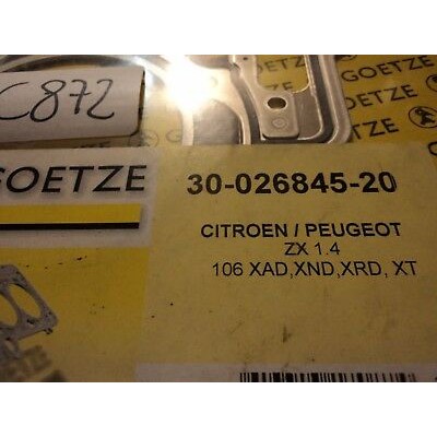 C872 - 30-026845-20 GOETZE GUARNIZIONE TESTATA TESTA CITROEN ZX PEUGEOT 106-0