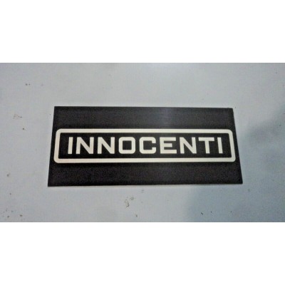 D136  - LOGO SCRITTA STEMMA EMBLEM EMBLEMA FREGIO INNOCENTI  MINI BERTONE