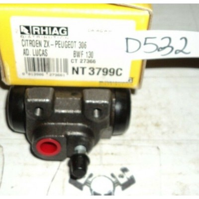 D532 - RHIAG NT3799C - - CILINDRETTO FRENI - CITROEN ZX PEUGEOT 306