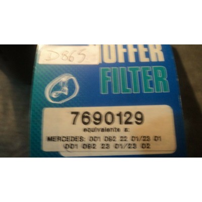 D865 § 7690129  FILTRO CARBURANTE MERCEDES W124 W201 W202 W210 W460 W461 W463-1