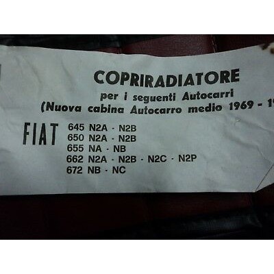 E1090Q - COPRIRADIATORE FIAT 645 650 655 662 672 -0