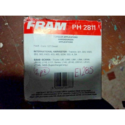 E1285 - FILTRO OLIO - FILTER OIL - FIAT 127 DIESEL D -0