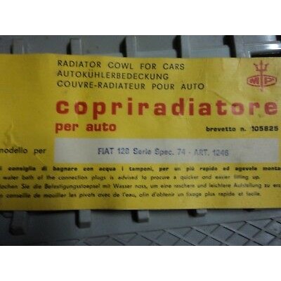 E1636 - COPRIRADIATORE FIAT 128 SERIE SPECIAL-0