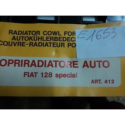 E1653 - COPRIRADIATORE METAL PLAST FIAT 128 SPECIAL-0