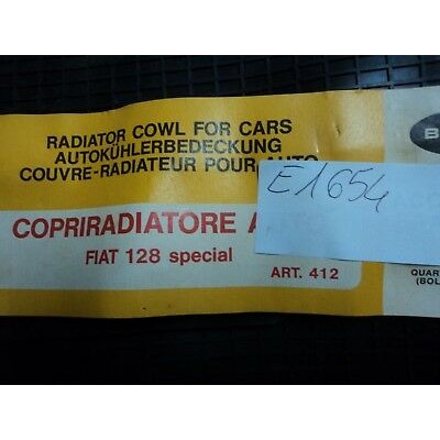 E1654 - COPRIRADIATORE METAL PLAST FIAT 128 SPECIAL-0