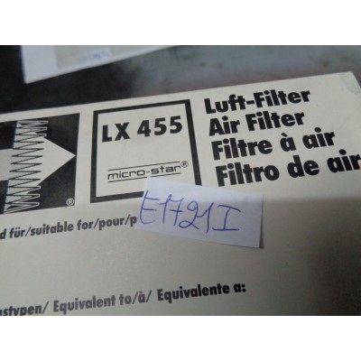 E1721i - FILTRO ARIA AIR FILTER LX455 FIAT CROMA 1600 2000 2500 TD-0