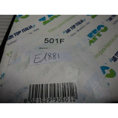 E1881 - FILTRO ARIA AIR FILTER - 501F ANTIPOLLINE BMW ABITACOLO