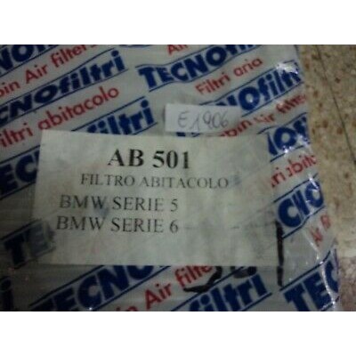 E1906 - AB501 - FILTRO ARIA - AIR FILTER - ABITACOLO BMW SERIE 5 6 -0