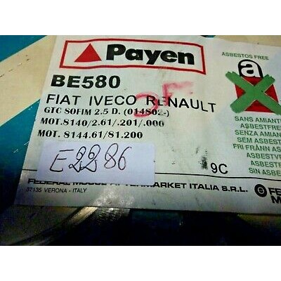 E2286 - GUARNIZIONE TESTA TESTATA CILINDRI PAYEN BE580 FIAT IVECO RENAULT -0