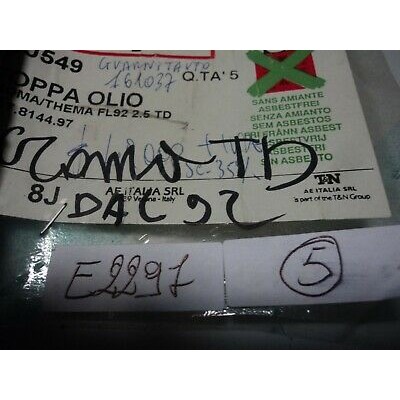 E2297 - GUARNIZIONE COPPA OLIO FIAT CROMA 2.5 2500 DIESEL TURBO DAL 1992 TD-0