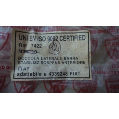 E2534 § BOCCOLA LATERALE BARRA STABILIZZATRICE FIAT 4339248 DUCATO PEUGEOT J5-2