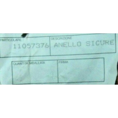 E2576 -- ANELLO DI SICUREZZA ORIGINALE FIAT 11057376-0