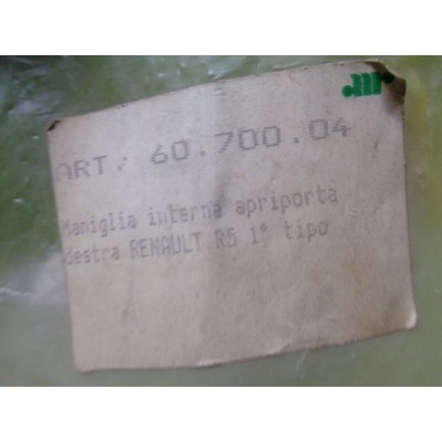 E2965 - MANIGLIA APRIPORTA INTERNA DX DESTRA RENAULT R5 PRIMA SERIE-0