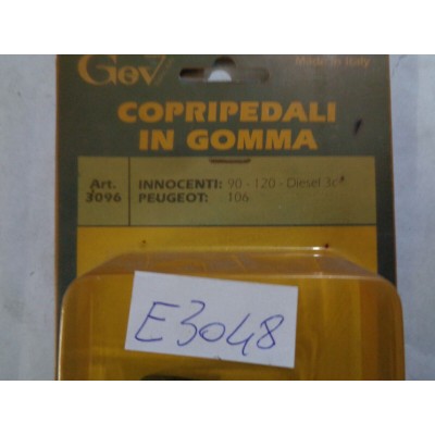 E3048 - GOMMA COPRI PEDALE INNOCENTI MINI 90 120 DIESEL DE TOMASO PEUGEOT 106-0