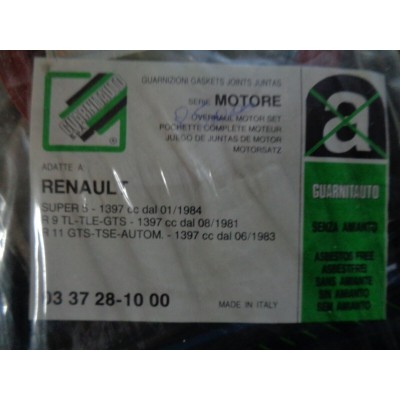 E3080 - GUARNIZIONI MOTORE RENAULT SUPER 5 R9 9 R11 11 FUEGO TRAFIC-0