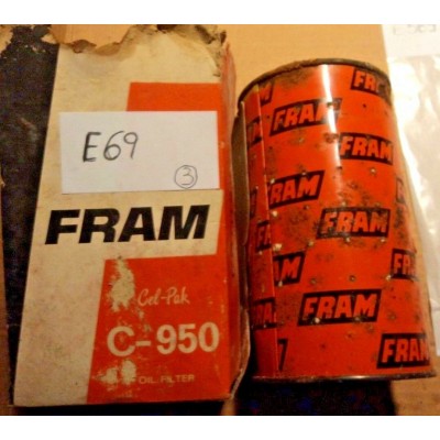 E69 -  FILTRO OLIO OIL FILTER FRAM C-950 Iveco autobus vari modelli