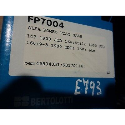 E793 - WATER PUMP - POMPA ACQUA - FP7004 ALFA ROMEO 147 156 159 BRERA GT MITO-0