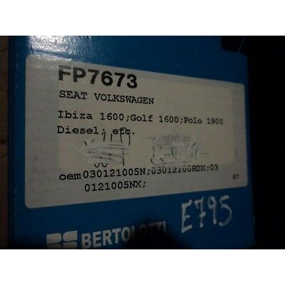 E795 - WATER PUMP - POMPA ACQUA - FP7673 SEAT VOLKSWAGEN IBIZA GOLF POLO 1.6  -0