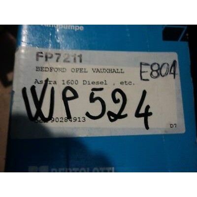 E804 - WATER PUMP - POMPA ACQUA - FP7211 - 90284913 - OPEL ASTRA 1.6 D DIESEL-0