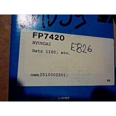 E826 - WATER PUMP - POMPA ACQUA - FP7420 2510002501 HYUNDAI GETZ-0