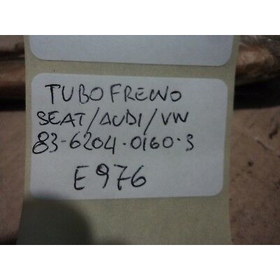 E976 - TUBO FRENO VOLKSWAGEN SEAT AUDI 80 ATE 83.6204-0160.3-0