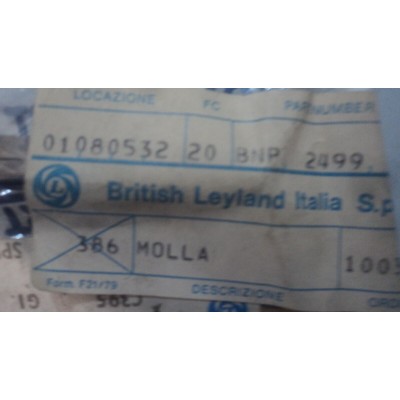 F1013 XX - BNP2499 MOLLA PASTICCHE FRENO  TRIUMPH ACCLAIM-0