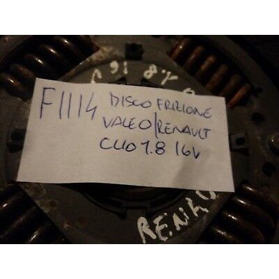 F1114 - DISCO FRIZIONE VALEO RENAULT CLIO 1.8 16V-0