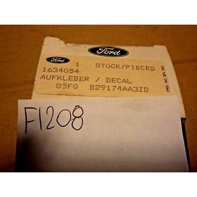 F1208 - ADESIVO ORIGINALE FORD  1634054 B29174AA3ZD-0