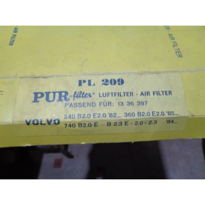 F1323Q -- FILTRO ARIA AIR FILTER VOLVO 240 360 740 2.0 2.3 PL209-0