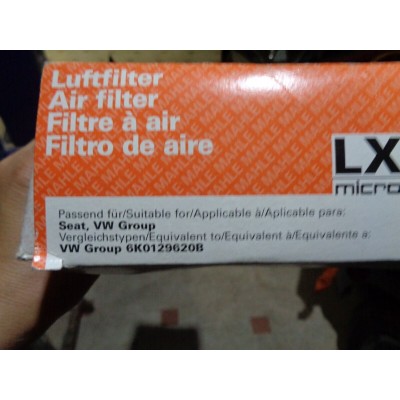 F1323V -- FILTRO ARIA AIR FILTER LX997 6K0129620B SET SKODA AUDI VW-0