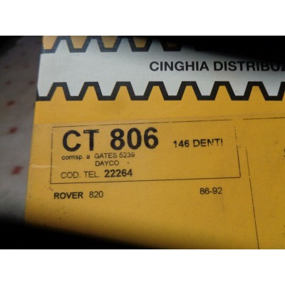 F1329A - CINGHIA CT806 146 DENTI ROVER 820-0